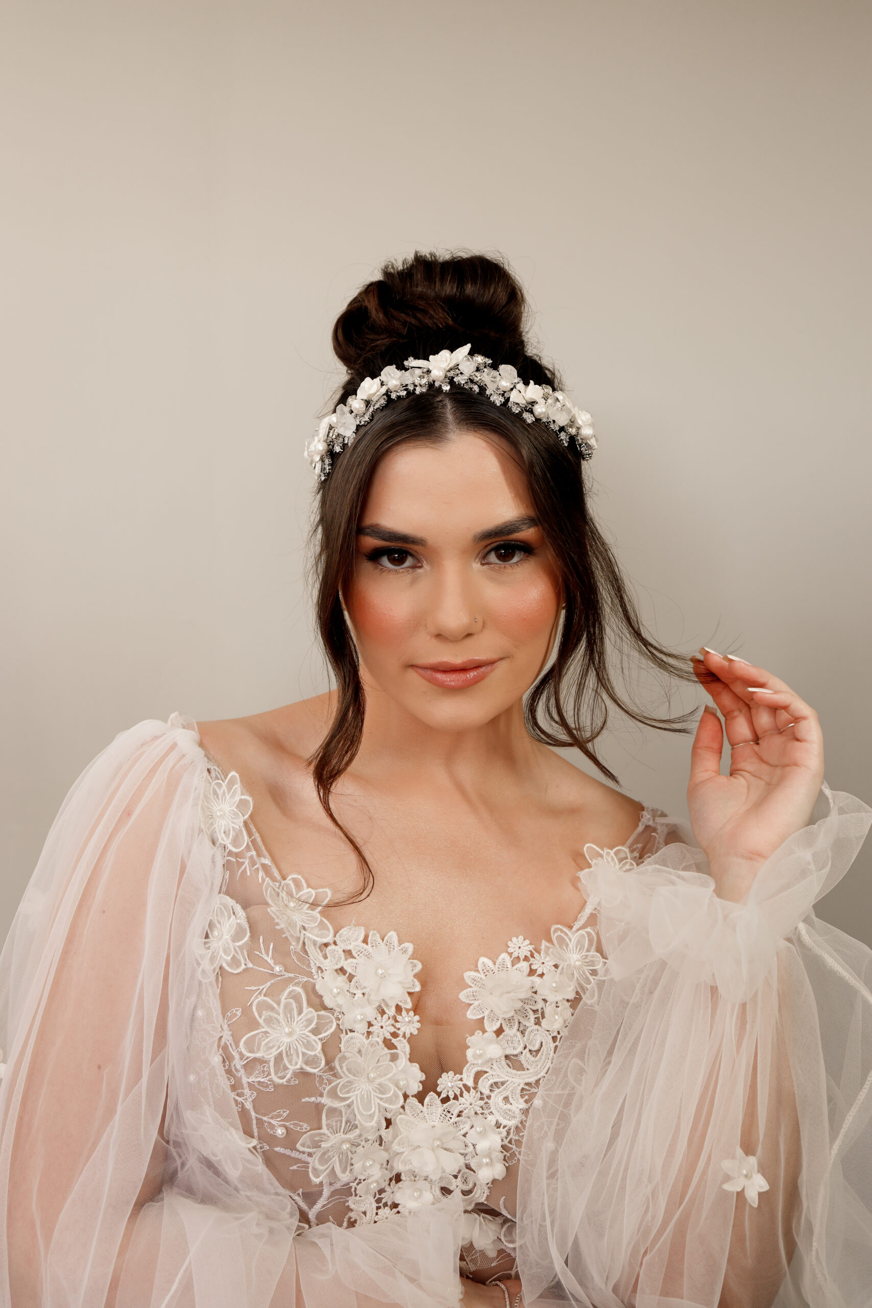 Grinalda "Melina" | Acessórios de noiva - Imagem 3