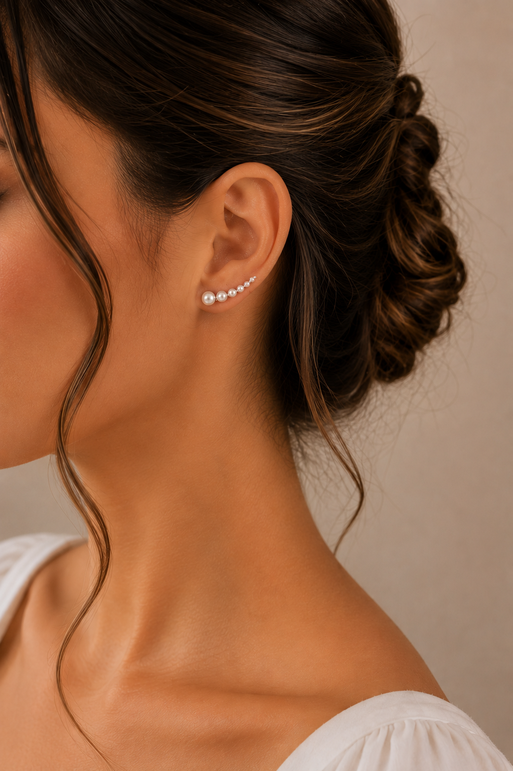 Earcuff "Pérolas" | Acessórios de noivas - Imagem 2